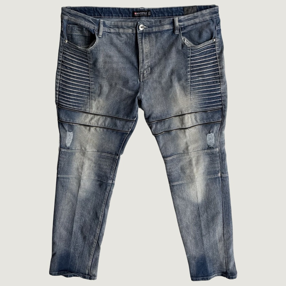 Southpole Denim Baggy Skater‎ Y2K Vintage Jeans Mens 42x32